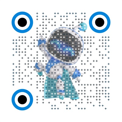 QR Artístico Astro Bot