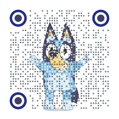 QR Artístico Bluey