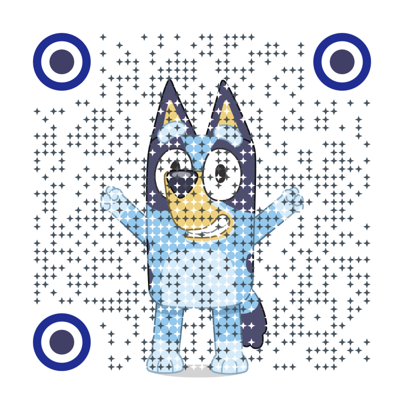 QR Artístico Bluey
