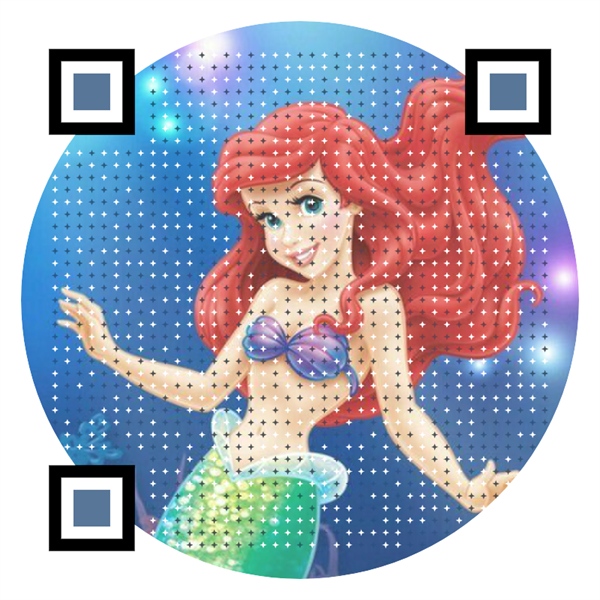 QR Artístico La Sirenita